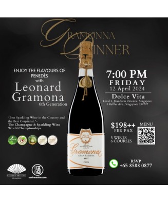 .GRAMONA Wine Dinner with Leonard Gramona