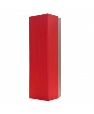 Single Gift Rigid Box - Red/Silver